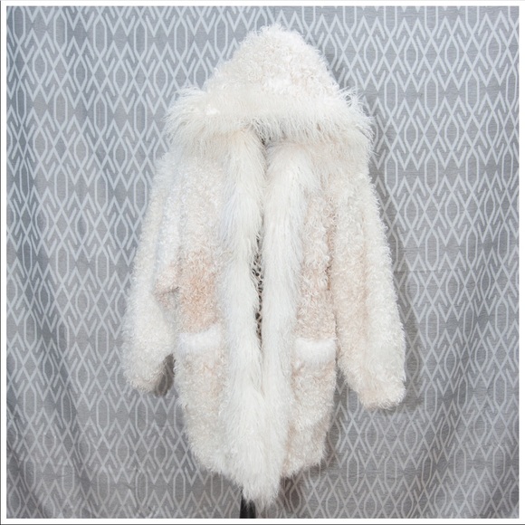 Jackets & Blazers - Tibetan Lamb’s Wool Oversized Fur Coat